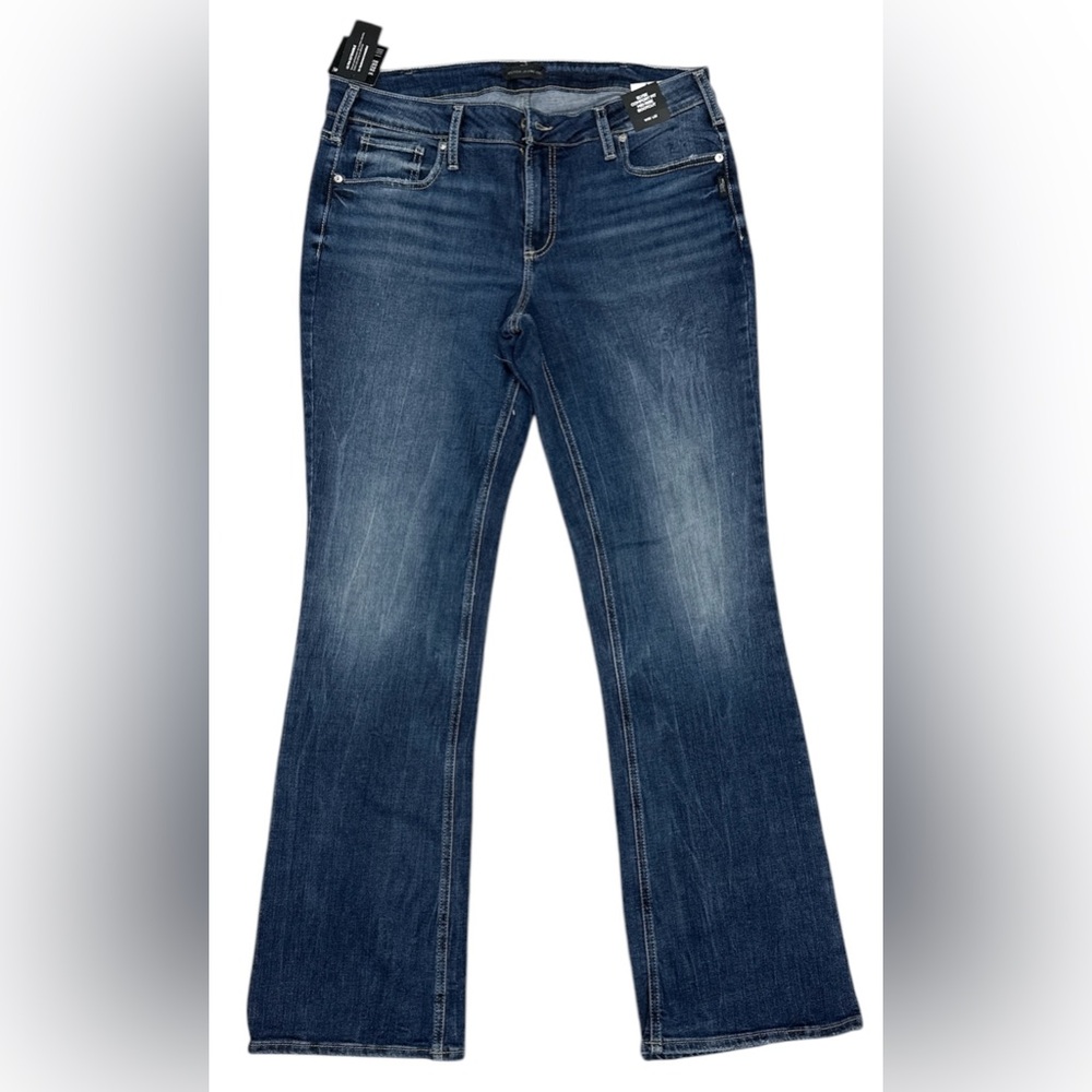 Silver Elyse Comfort Fit Mid Rise Bootcut